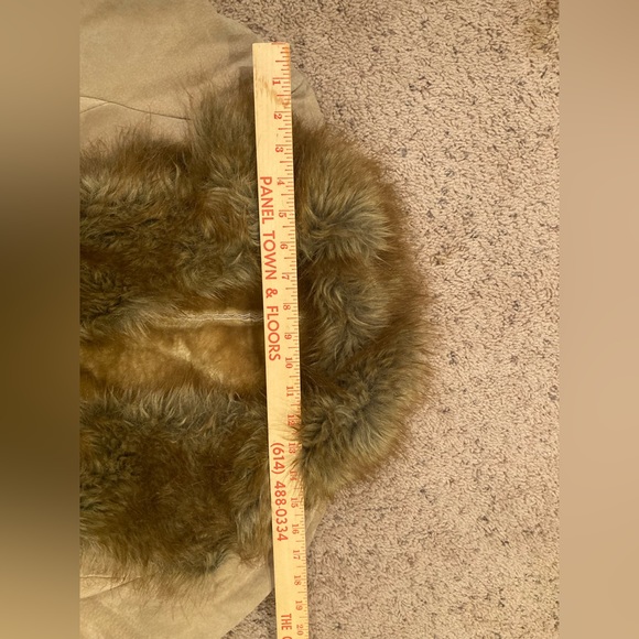 St John’s Bay Suede Penny Lane Tan Coat - Picture 14 of 14